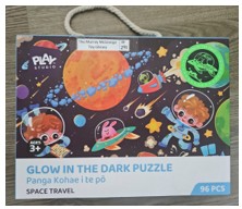 Glow in dark Space puzzle