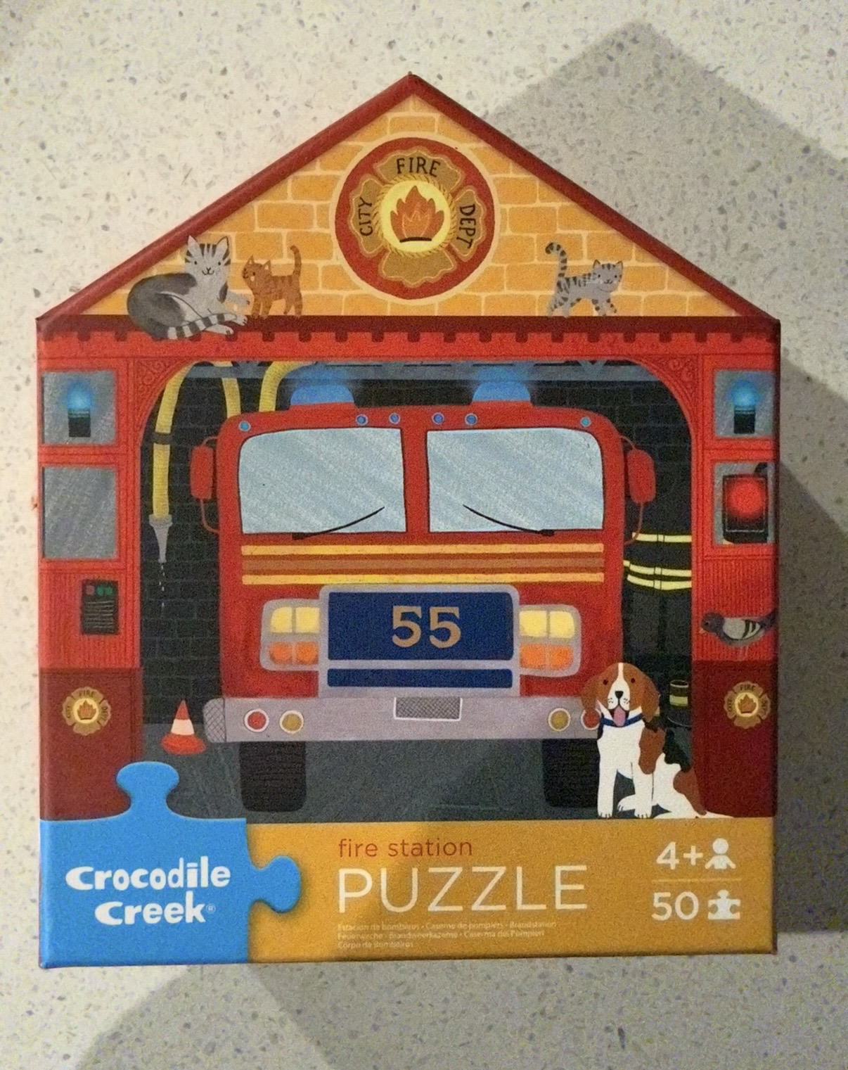 Fire Station Puzzle, Crocodile Creek 50pcs